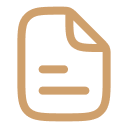 A line-art document icon representing clear, readable medical content.