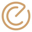 A circular emblem icon representing entity authority and digital presence in AI search.