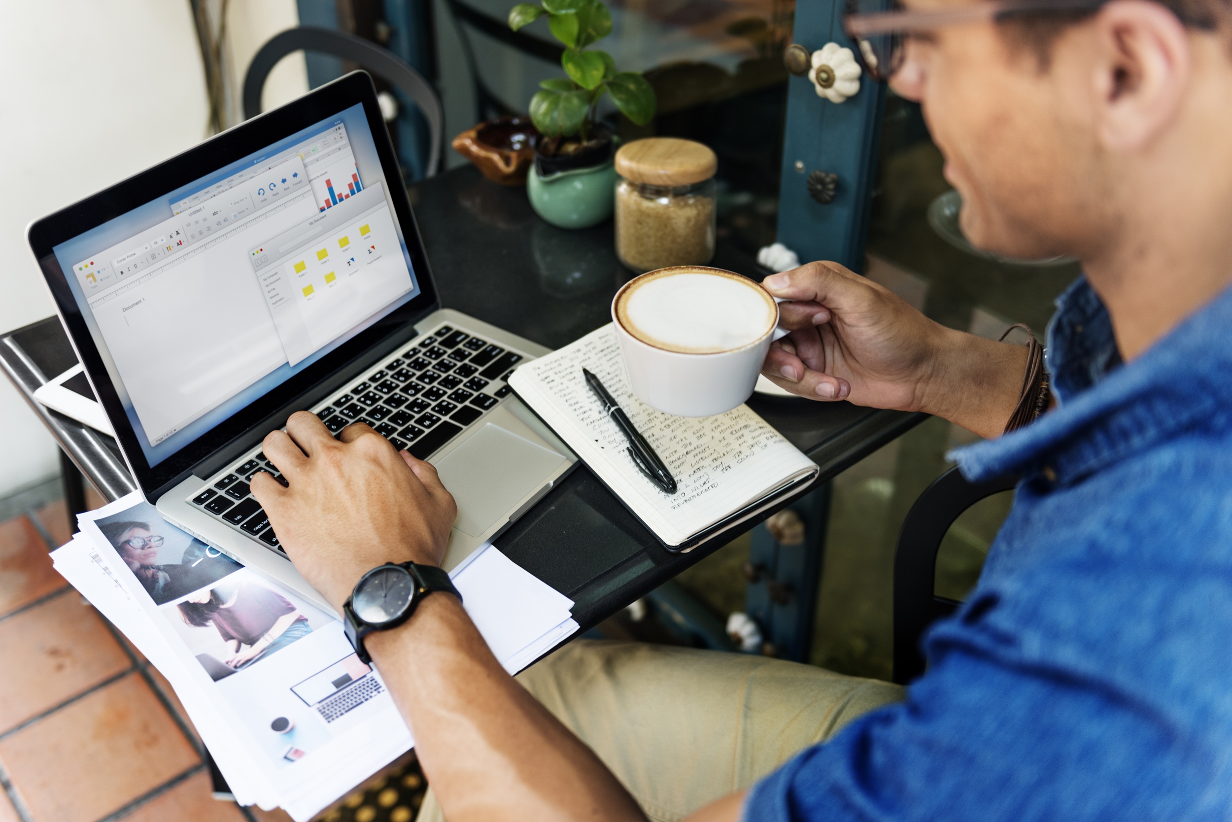 SEO specialist optimizing title tags, header tags, and image metadata for a website
